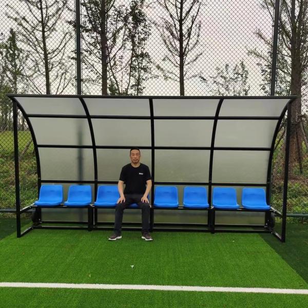 Eco Friendly Non Slip Outdoor Stadium Bench Seating Ergonomic Design ISO CE SGS