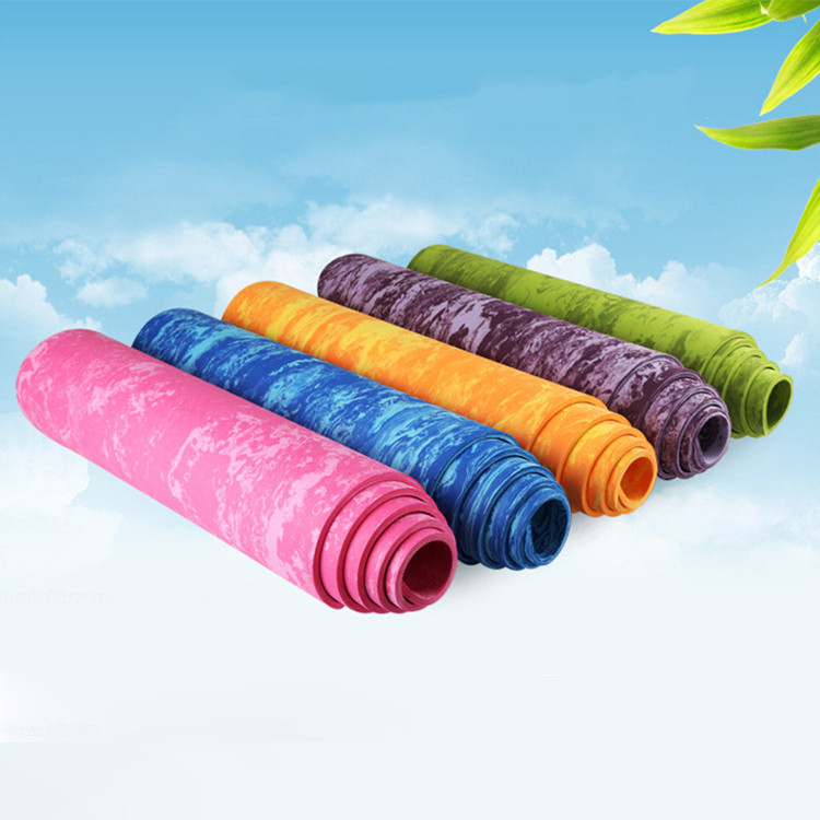 Factories Price Camouflage TPE 8mm Thickened Non Slip Yoga Matt For Pilates Beginner