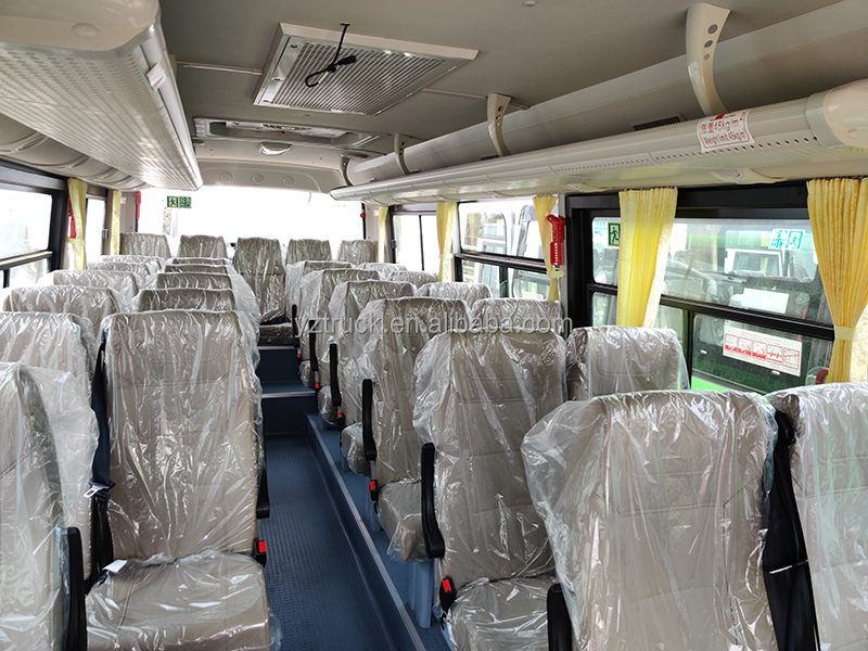 16-30 Seat Luxury Passenger Bus Diesel Mini Bus with 7.00R16LT Tires from Dongfeng