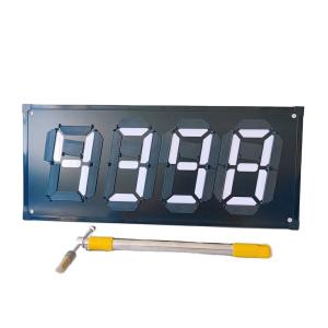 Quality Aluminum Plastic Plate Gas Station Digital Price Signs Oil Price 7 Segment Display Board wholesale
