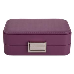 Quality Removable Dividers Small Portable Jewelry Box , Logo Free Personalized Travel Jewelry Case wholesale