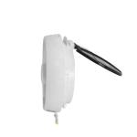 Round Plastic Shutter Glass Window Silent Ventilation Small Round Exhaust Fan