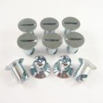 Universal DZUS Button Panel Fastener 7/16 .600 Grip with Flush Head Design OE NO