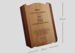 504 Gram Solid Wooden Shield Plaque Lightweight Student Awards Of Final