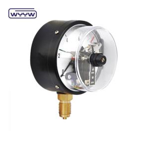 Quality 60mm Black Steel Air Standard Electric Contact Pressure Gauge wholesale