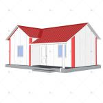 Heya-B02-A China 1 room sandwich panel house ready made for sale