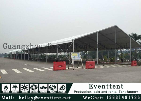 Outdoor Big A Frame Tent PVC Fabric With Hot Dip Galvanized Steel Parts