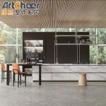 Stainless Steel Italian Kitchen Cabinet With White Color Modular Size