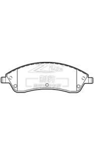 Quality Lexus OE Car Brake Pad Replacement With Shims For Vehicles F1283 , 04465-01283 wholesale