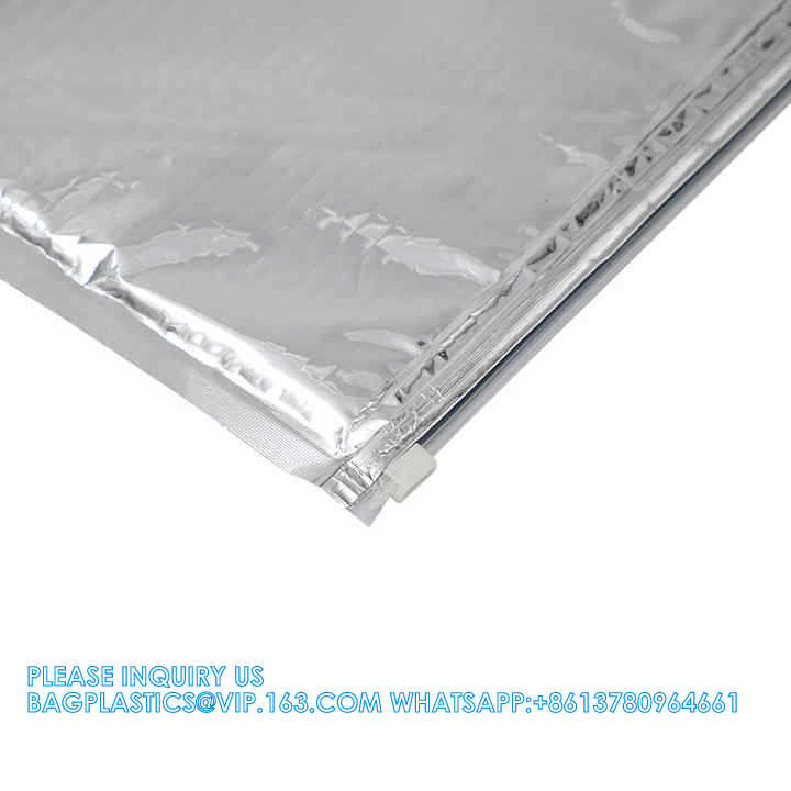 Insulation Bags Ex-Factory Price Custom Printed Popular Plastic Aluminum Foil Cooler Ice Bag For Food With Handle