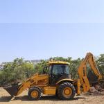 Construction Works 4×4 Compact Loader Backhoe High Performance