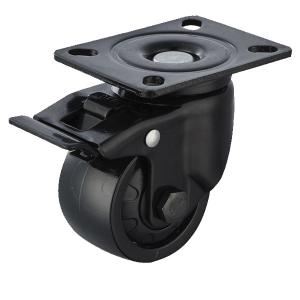Quality Plate Low Gravity PA Heavy Duty Nylon Caster Wheels wholesale