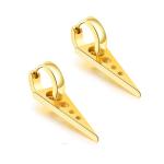 Newest Men's Fashion Jewelry Stainless Steel Triangle Hoop Earring