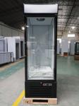 Upright Glass Door Freezer Refrigerator , Single Glass Door Commercial