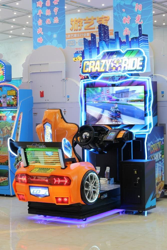 Video Game Crazy Ride Game Racing Arcade Machine For Holiday Resort