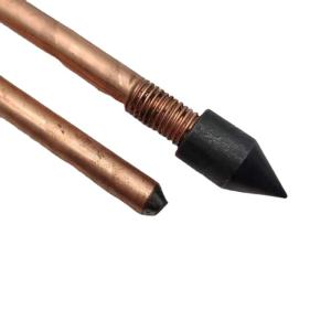 Quality 5ft Copper Bonding Earth Rod 16mm Electrode Class I Insulation Level wholesale