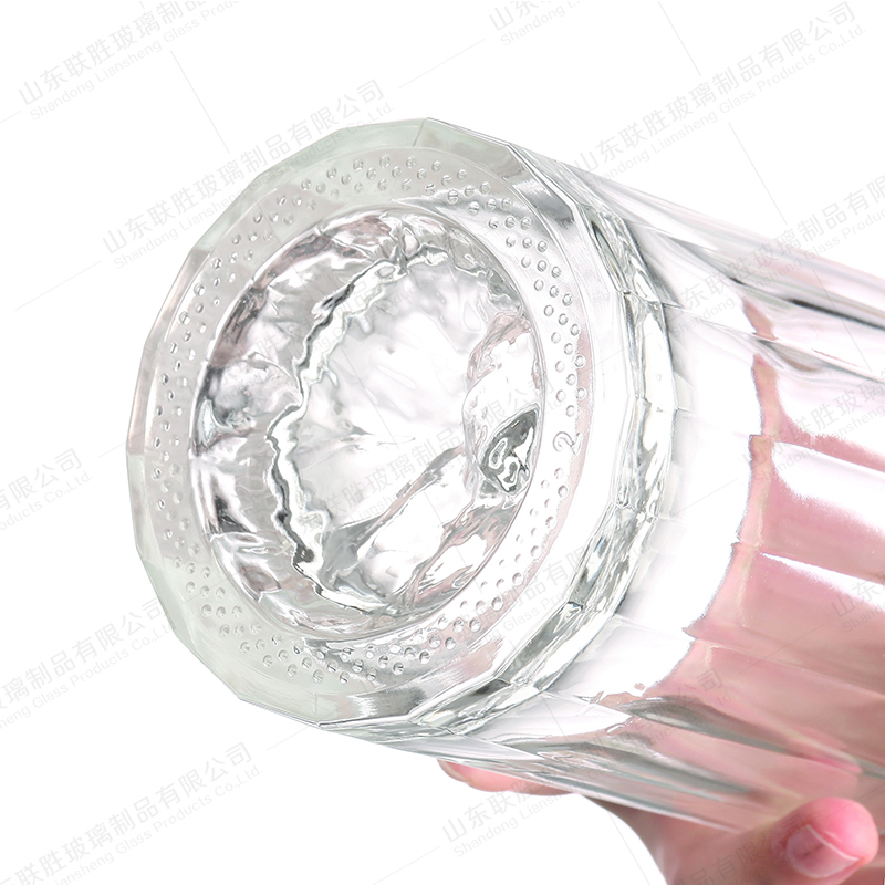 Empty Glass Bottle for Milk/Juice/Tea/Drink 500ML Square
