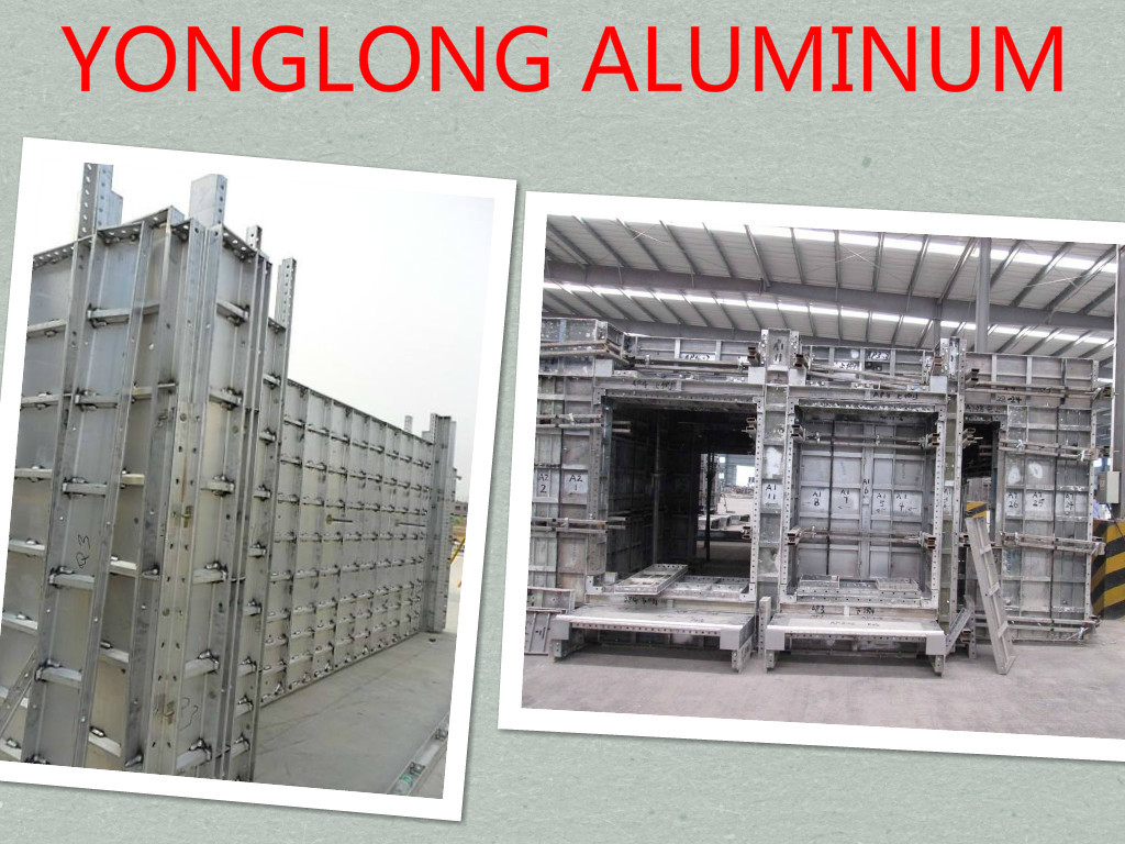 Aluminum Template Profile Silver Color For Decoration / Industrial
