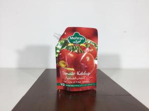 Quality Tomato Ketchup Stand Up Liquid Spout Pouch Laminated wholesale