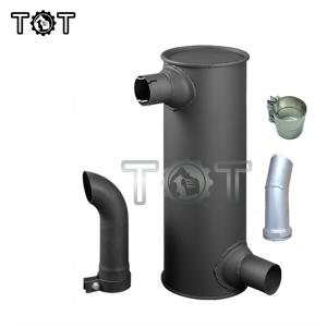 Quality Sumitomo PC200-5 6D95 Excavator Muffler Belparts Excavator Cooling System Parts wholesale