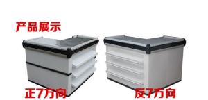 Quality Grocery Shop / Supermarket Cash Counter , Stainless Steel Cash Register Stands wholesale
