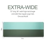 Woven Label Printing Yoga Exercise Mat , Colorful Yoga Mat 80cm