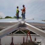Glass Fused To Steel Bolted Water Storage Tanks Dome Roof Type For Drinking