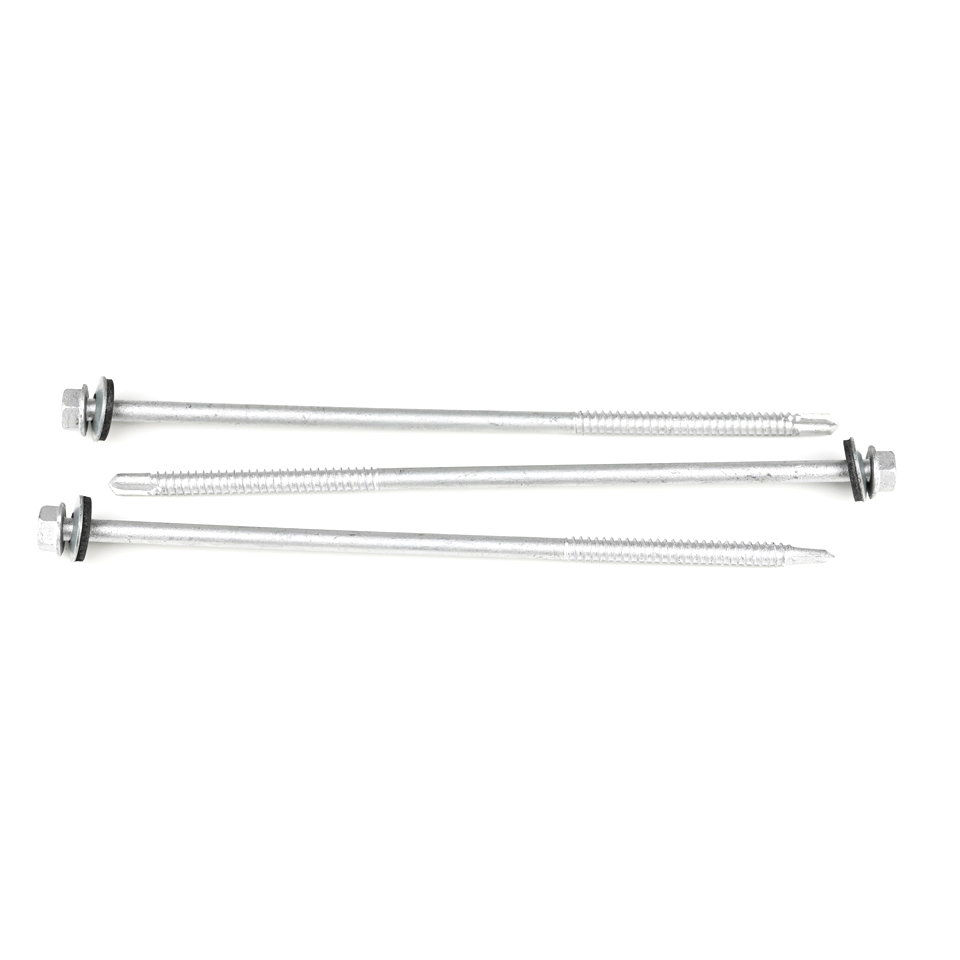 Metric Partial Thread Hex Washer Head Self Drilling Screws for Building Renovation