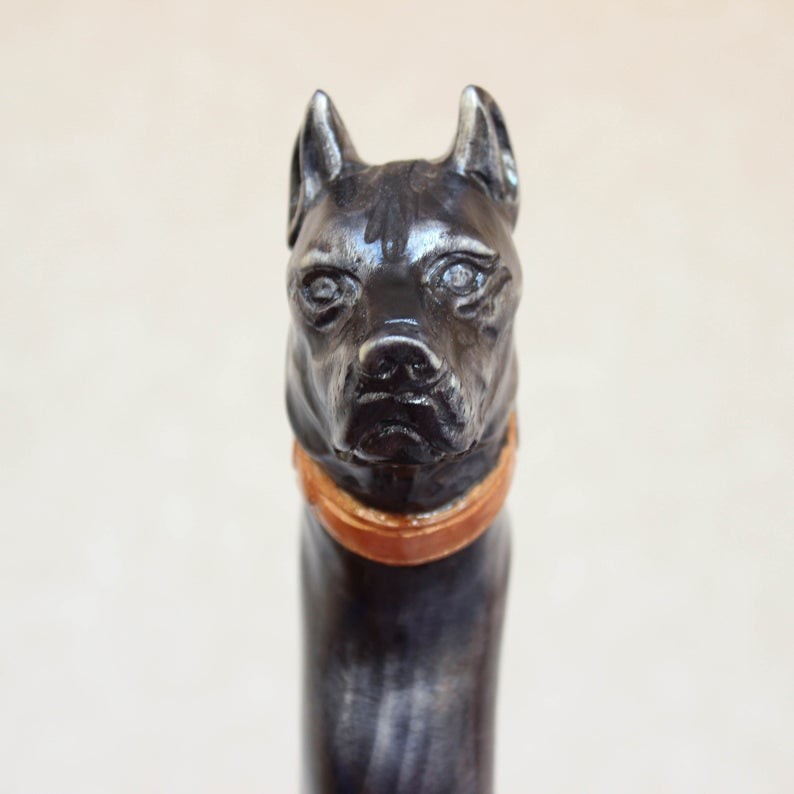Carved umbrella with black walnut and beech handle wood handle curved handle umbrella