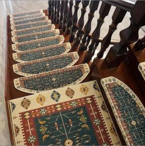 Quality Household Compound Non Slip Stair Mats Irregular Special Style 24*65cm wholesale