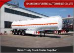 Fudeng 60000L Fuel Tank Semi Trailer 4 Axles 6 Compartments For Fuel Delivery