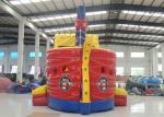 Manufacturer Inflatable Pirate Ship Bouncy House With Slide Inflatable Obstacle