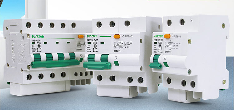 RCD RCCB SCB8LE 32A 16A 30mA 6kA RCBO Circuit Breaker