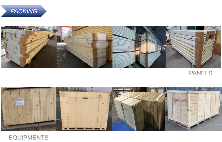 Customized Cold Storage Room Chiller Freezer Room With Condensing Unit Compressor