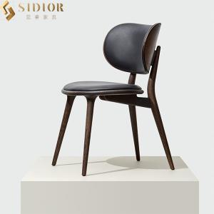 Quality European Wood Ultra Modern Dining Chairs 58cm Width Minimal Style wholesale