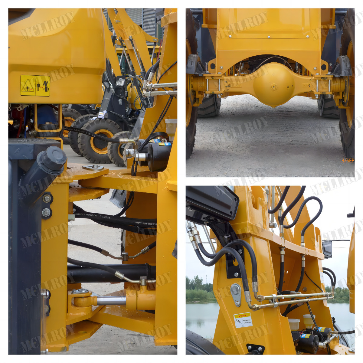 Mechanical Joystick Mini Compact Loader CVT 280 Torque Converter Transmission Front End Wheel Loader