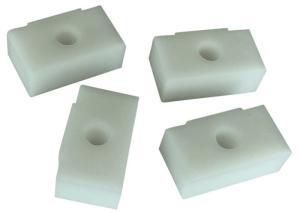 China White / Black POM PP Plastic Injection Molding Machine Spare Parts on sale