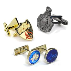 Quality Mens Accessories Handmade Silver Personalized Cufflinks For Groomsmen wholesale