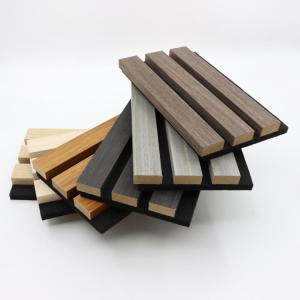 Quality Polyester Fiber Wpc Acoustic Wall Panels Ecofriendly Wood Veneer wholesale