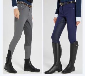 Quality 5 Colors Full Seat Silicone Breeches Moisture Wicking Breathable Riding Pants wholesale