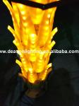 outdoor lighted palm trees