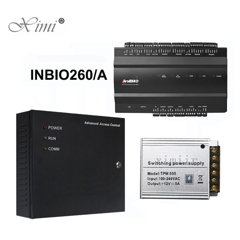 INBIO260 2 Doors Access Control System 3000 Fingerprint Capacity 32M RAM
