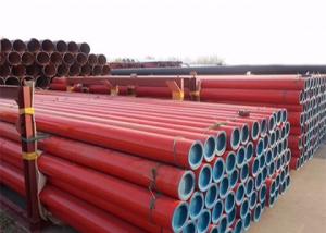 Quality Red Painting Q345 St37 St42 ASTM 4140 Welded Steel Pipe wholesale