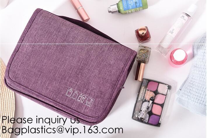 Personalized Portable Bridesmaid Gift Canvas Cosmetic Bag,Washed Canvas Toiletry Cosmetic Bag, Bagease, bagplastics