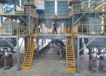 Carbon Steel Dry Mortar Production Line Tiles Grout Making Machine With Sand