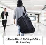 600D Oxford Electric Scooter Bag , Velvet Folding Bike Bag