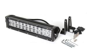 Quality 72watt double row suv 4x4 spot offroad light bar wholesale