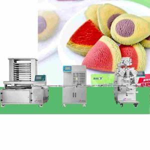 Quality Fully Automatic Biscuit Making Machine 4.5kw Cookie Encrusting Equipment wholesale