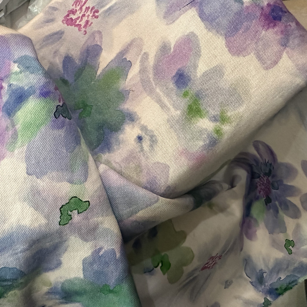Custom Viscose Printed Tela Chalis Fabrics Spun Rayon Poplin Print Telas Rayon 100% Viscose Rayon Fabric For Dress
