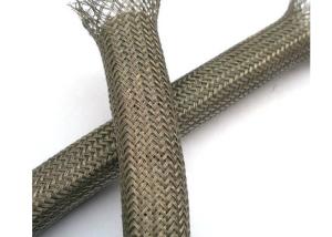 Quality UL Certified Tinned Copper Braided Cable Sleeving High Moisture Resistance wholesale